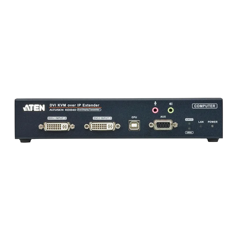 DVI KVM over IP Verlängerung Dual Screen (nur Sender)