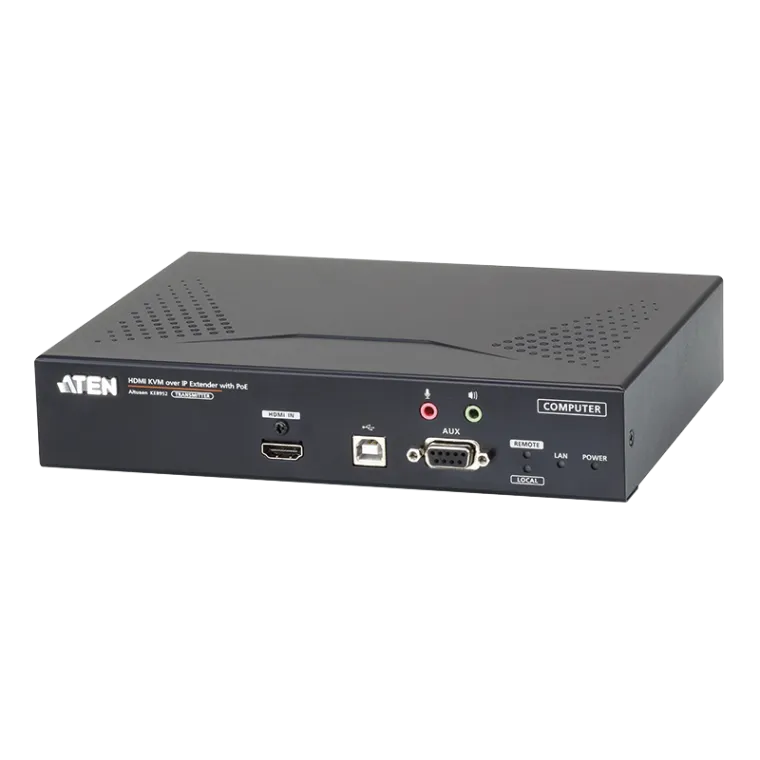 HDMI 4K Einzeldisplay KVM over IP Sender mit PoE