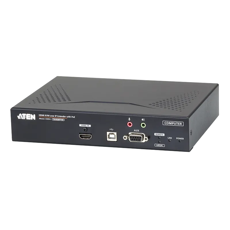 HDMI 4K Einzeldisplay KVM over IP Sender mit PoE