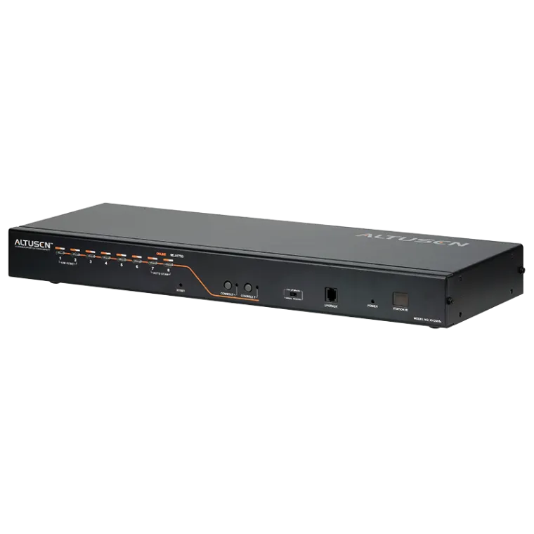 KVM Switch 8-Port 2-Konsole Cat.5/6