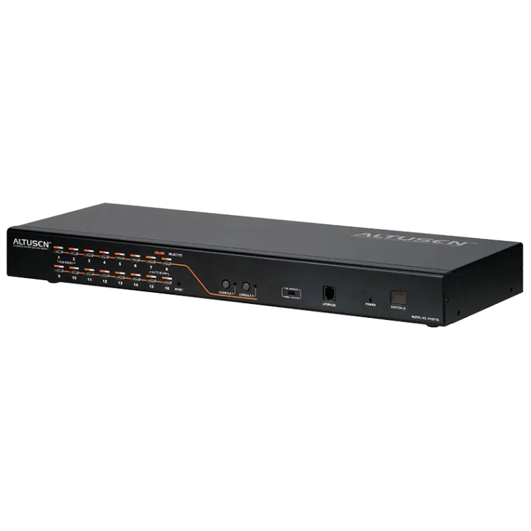 KVM Switch 16-Port 2-Konsole Cat.5/6