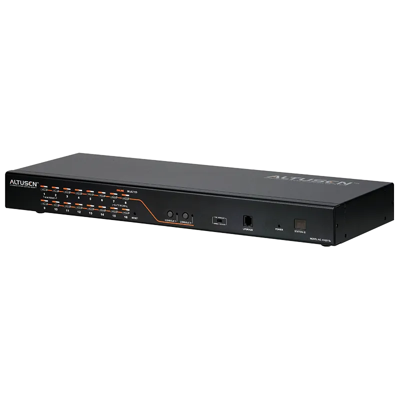 KVM Switch 16-Port 2-Konsole Cat.5/6