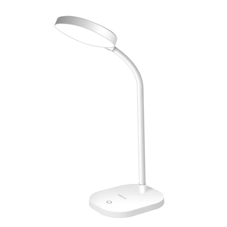LED-Schreibtischlampe, 5000 K, 240 lm, 360°, flexibler Hals, Touch-Bedienung