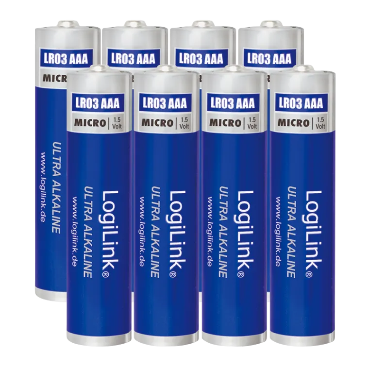 Ultra Power AAA Alkaline Batterie, Micro, 1.5V, 8 Stk.
