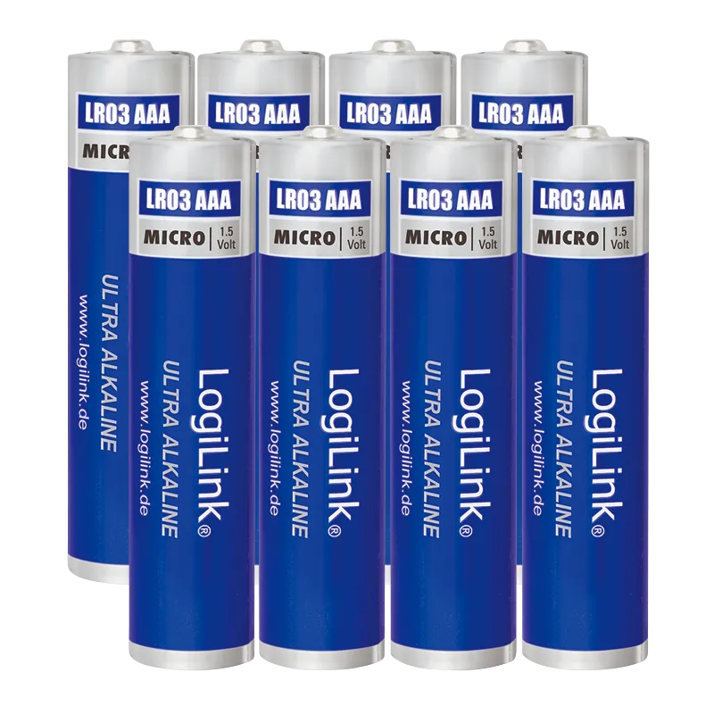 Ultra Power AAA Alkaline Batterie, Micro, 1.5V, 8 Stk.