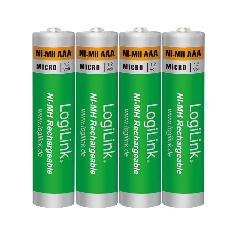AAA NiMH-Akkus, Micro, 1,2V, 4 Stk.