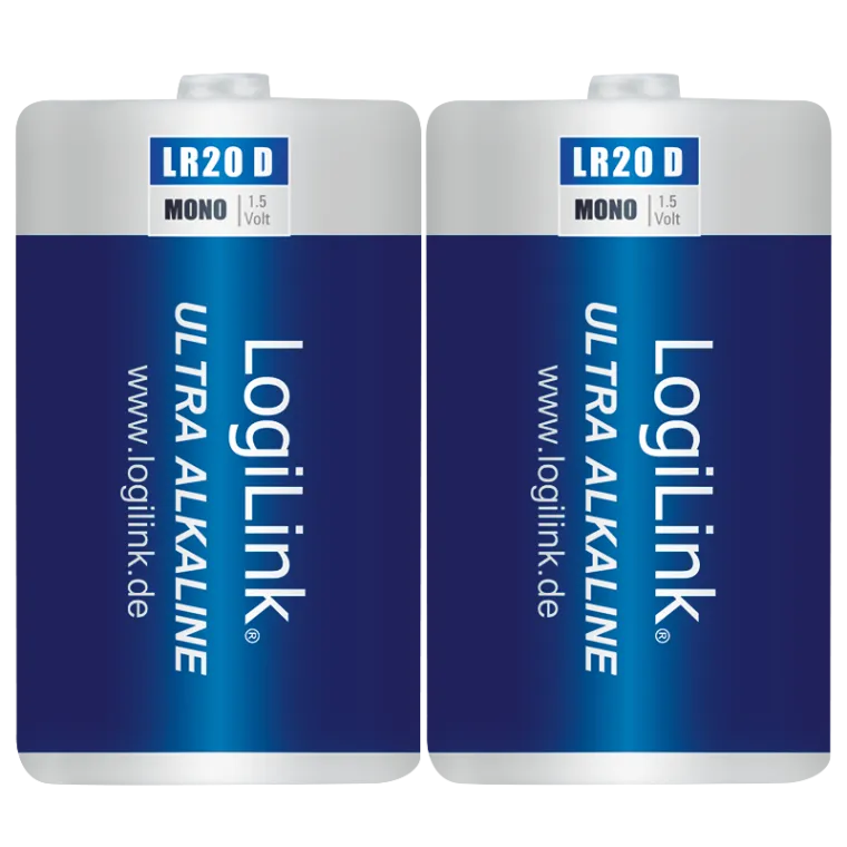 Ultra Power D Alkaline Batterie, Mono, 1,5V, 2 Stk.