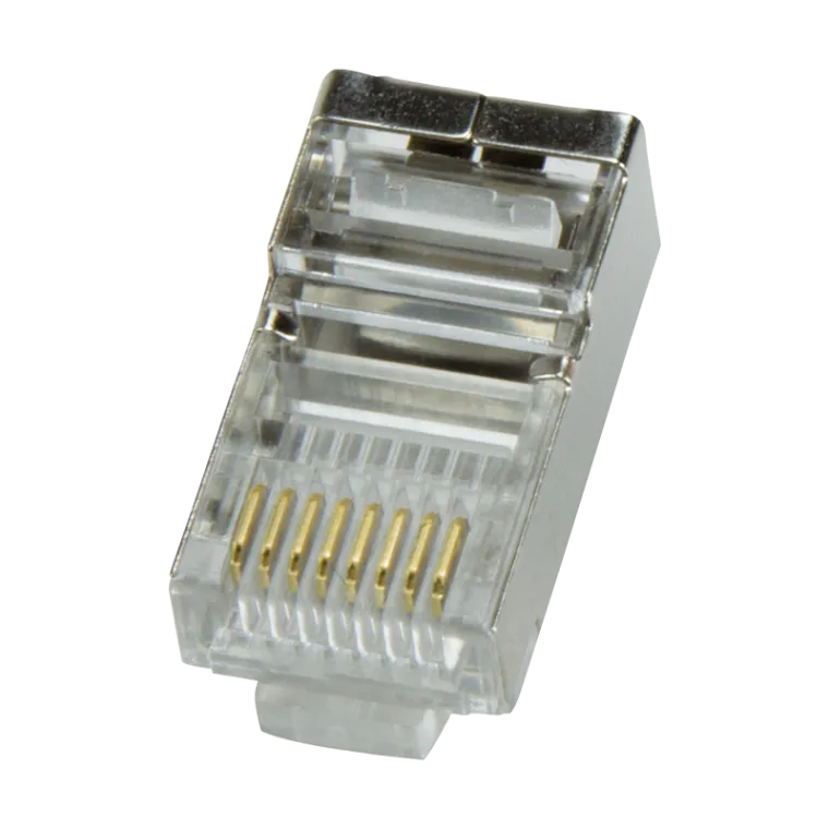 RJ45-Modularstecker, Cat.5e, geschirmt, 100 Stk.