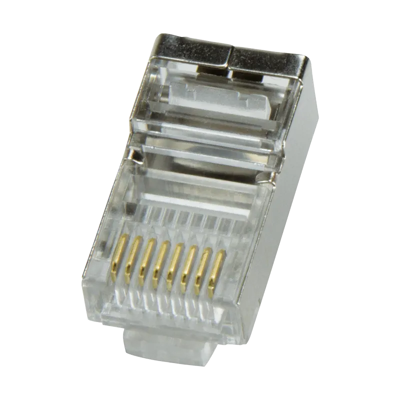 RJ45-Modularstecker, Cat.5e, geschirmt, 100 Stk.