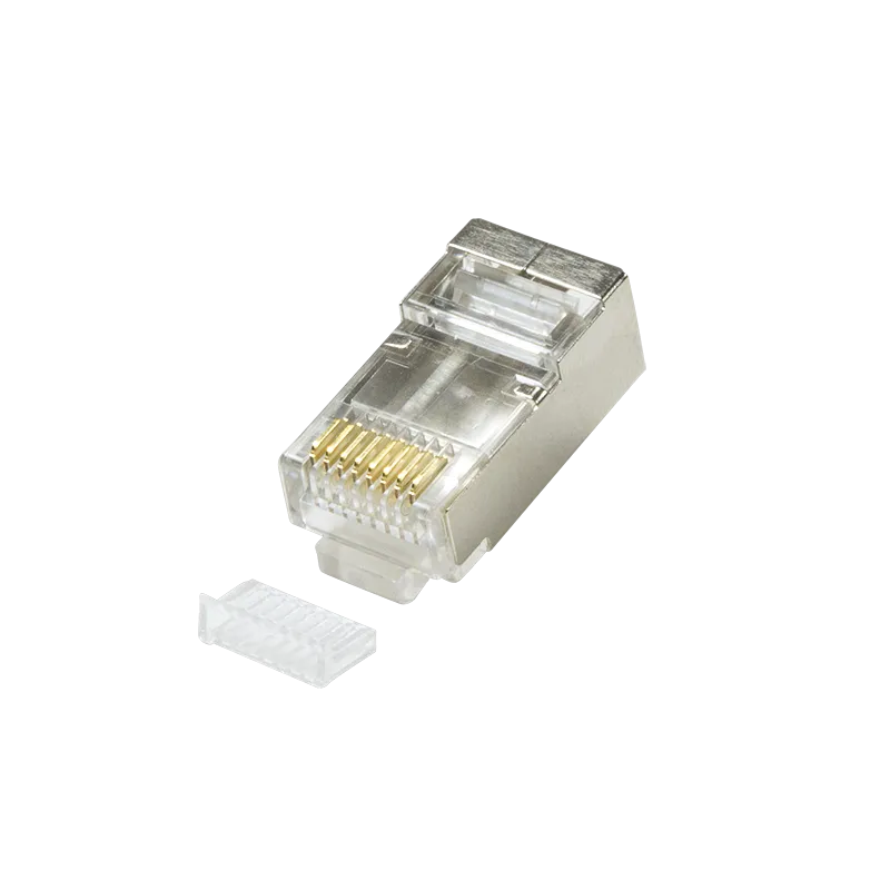 RJ45-Modularstecker, Cat.5e, geschirmt, Einfädelhilfe, 100 Stk.