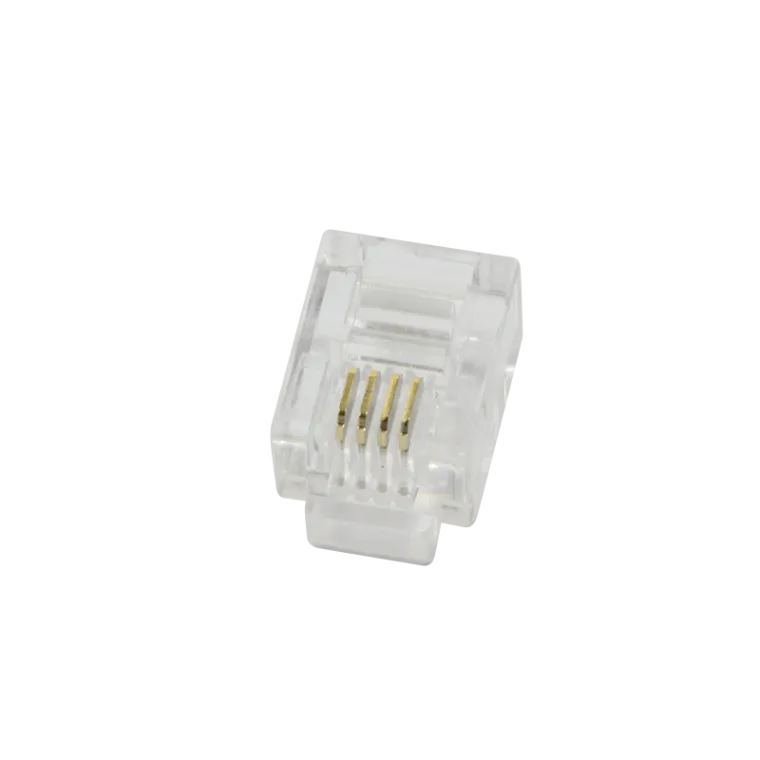 RJ11-Modularstecker, 6P4C, ungeschirmt, 100 Stk.