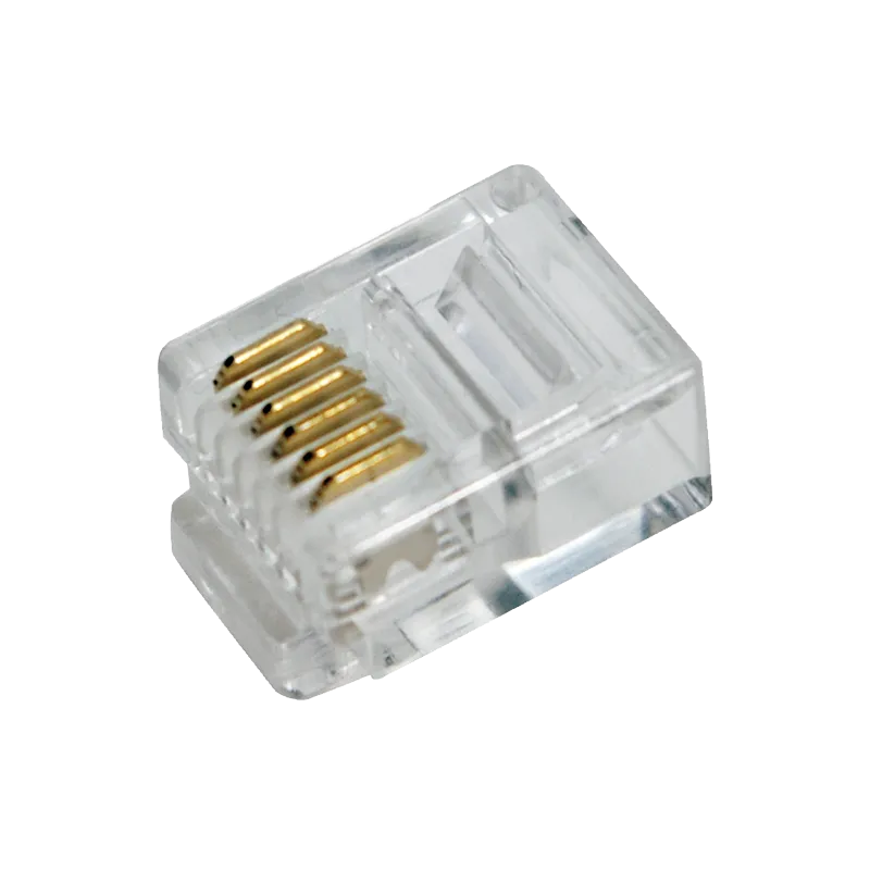 RJ12-Modularstecker, 6P6C, ungeschirmt, 100 Stk.
