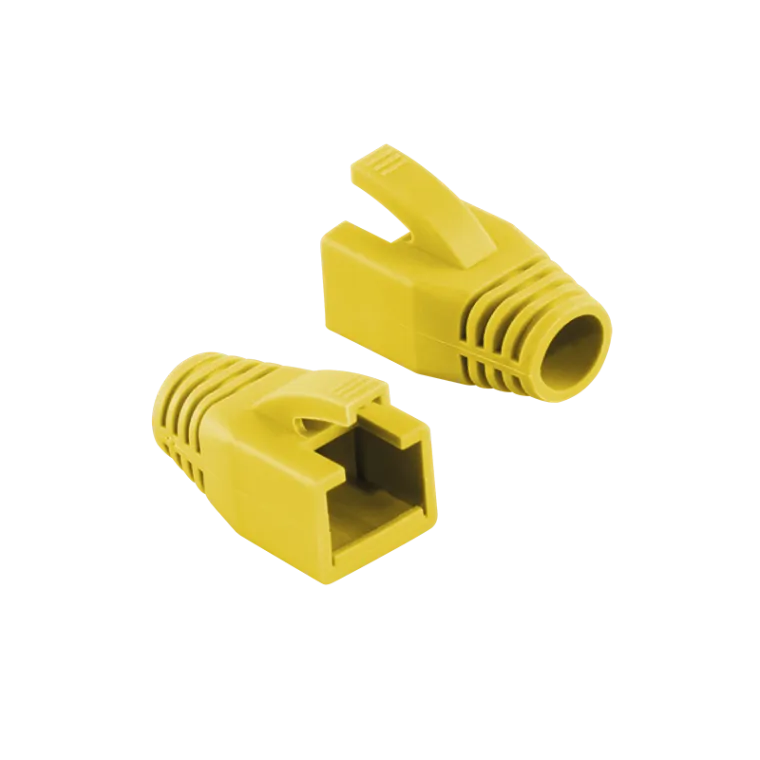 RJ45-Stecker Knickschutztülle, 8,0 mm, Gelb, 50 Stk.