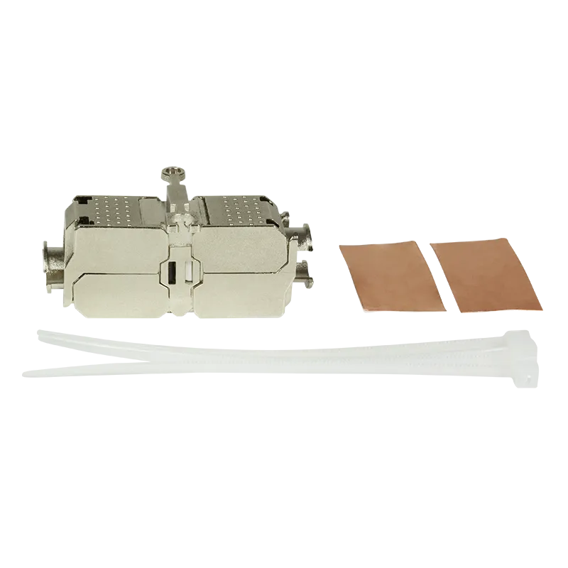Feldkonfektionierbarer Kabelverbinder, Cat.6A, geschirmt, mit Halteöse