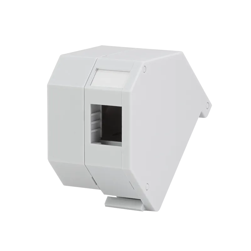 Hutschienenadapter für einen LC-Duplex oder SC-Simplex Adapter