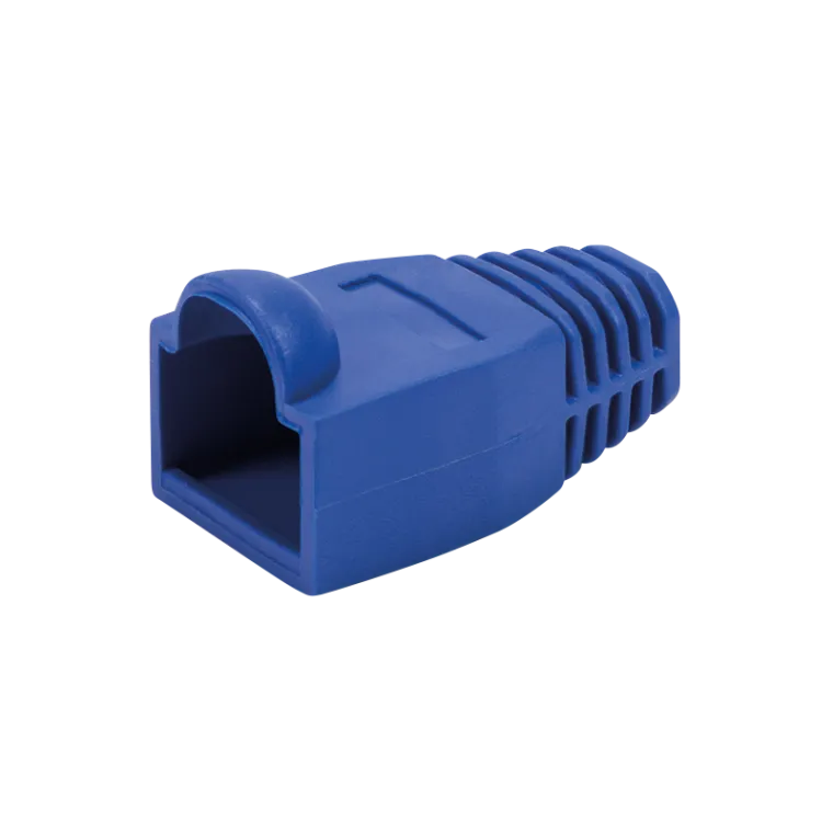 RJ45-Stecker Knickschutztülle, 6,5 mm, Blau, 50 Stk.