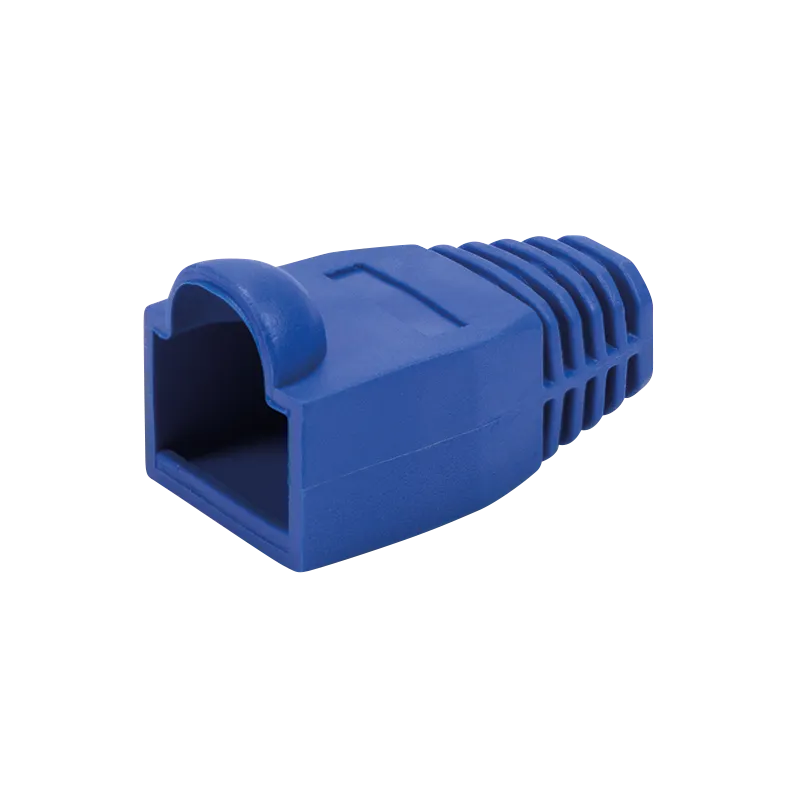 RJ45-Stecker Knickschutztülle, 6,5 mm, Blau, 50 Stk.