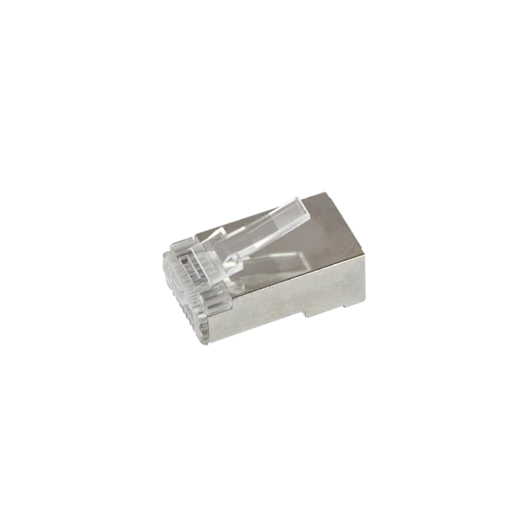 RJ45-Modularstecker, Cat.6, geschirmt, vorne offen, 50 Stk.