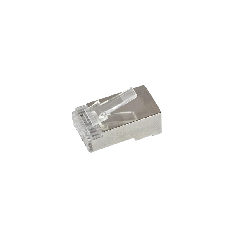 RJ45-Modularstecker, Cat.6, geschirmt, vorne offen, 50 Stk.