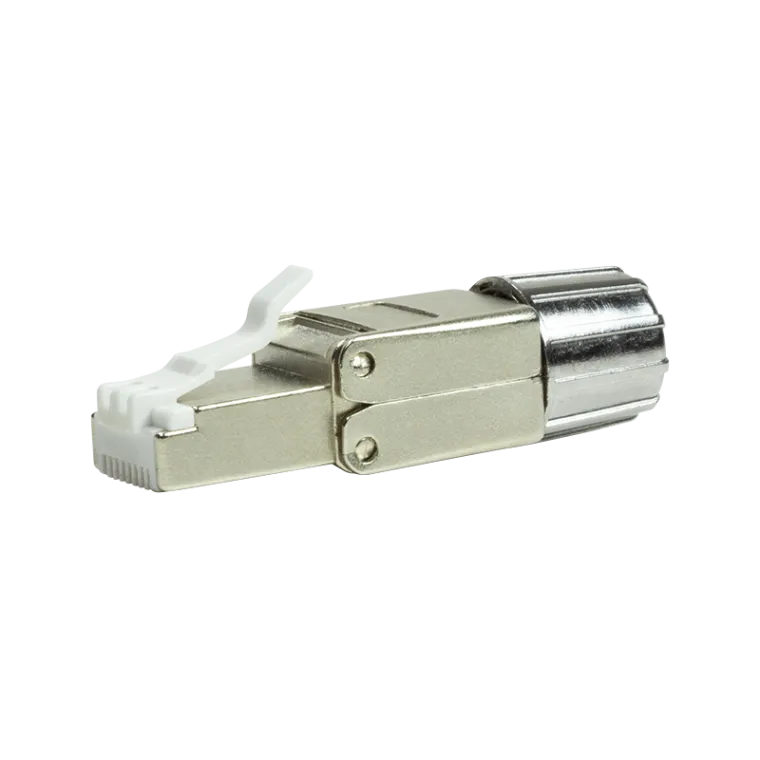 Feldkonfektionierbarer Cat.8.1 RJ45 Stecker, geschirmt, EconLine