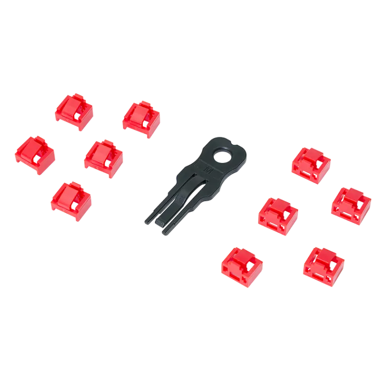 RJ45-Port-Schloss, Blocker u. Staubschutz, Set mit 10 Schlössern und 1 Schlüssel