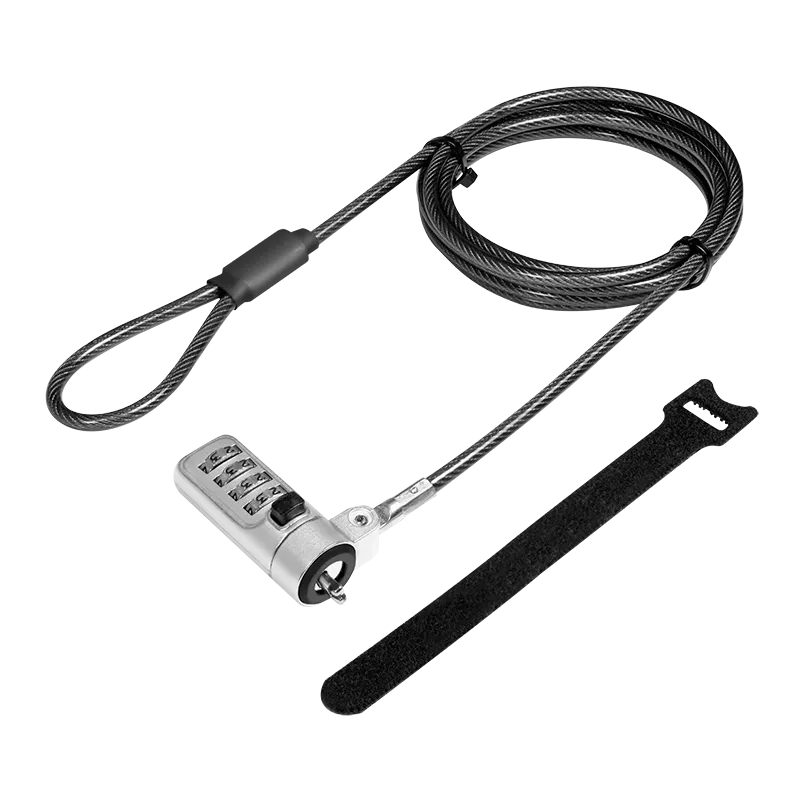 Notebook Diebstahlsicherung mit Noble Lock Zahlenschloss
