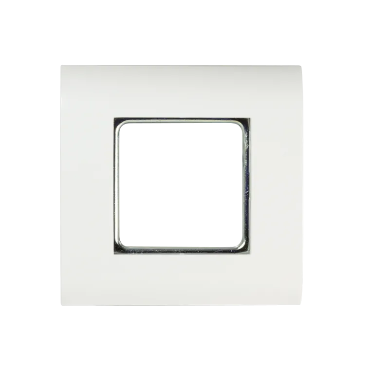Unterputzrahmen für 45 x 45 System, 80 x 80 mm, Weiß