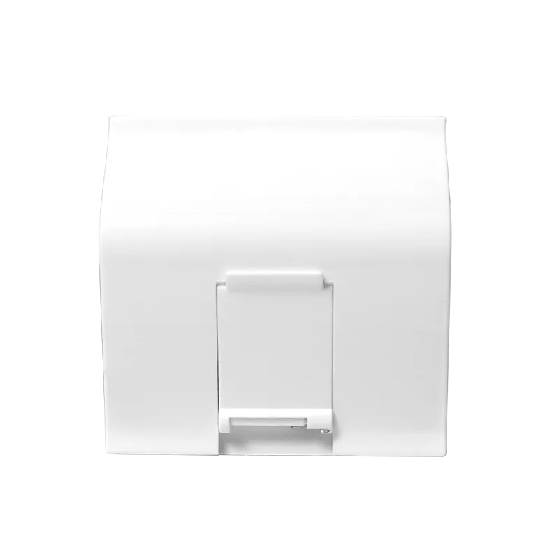 Modularer Einsatz für 45 x 45 System, 1-Port 45°, Weiß