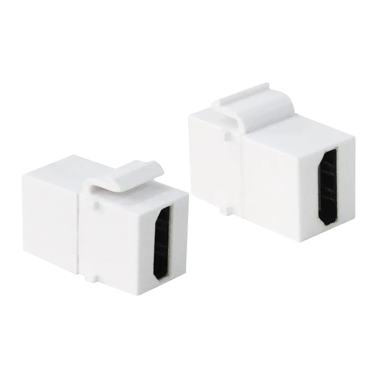 HDMI Keystone-Verbinder, A/F zu HDMI-A/F, Weiß