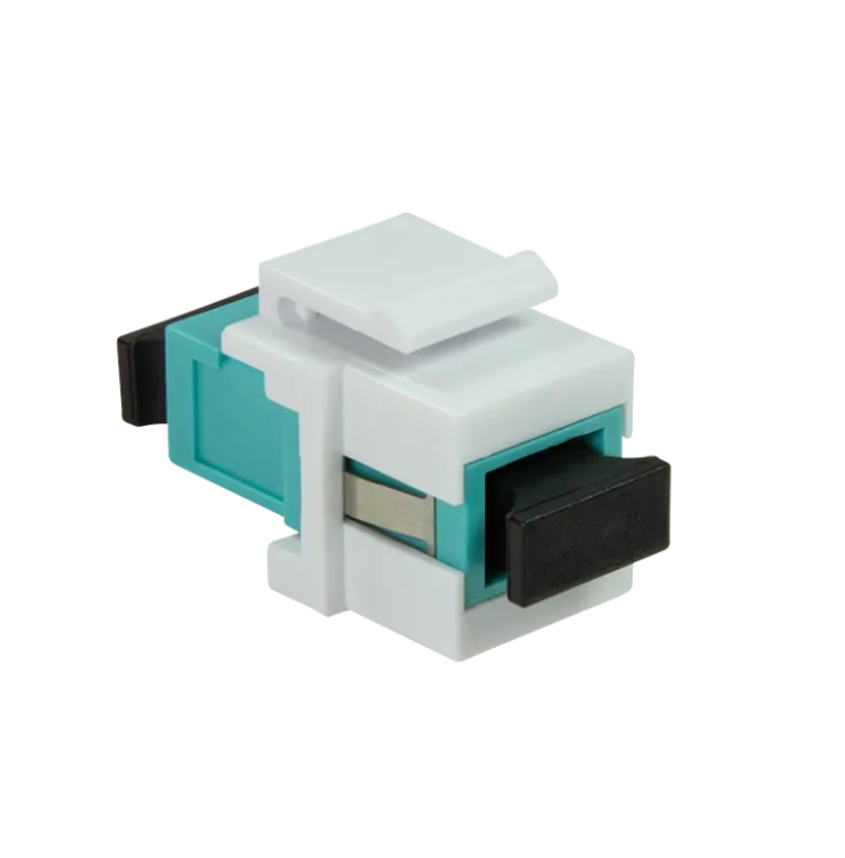 LWL SC-Simplex Kupplung für den Einbau in Keystone Panels, Multimode