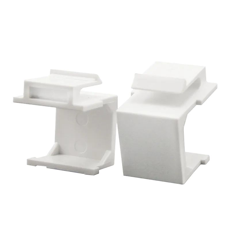 Abdeckung für leere Keystone Ausschnitte (10 Stück), 16,6mm breit, Weiß