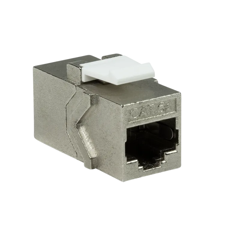 Cat.6A Keystone Kupplung, geschirmt, Eco Version, 17,3 mm breit