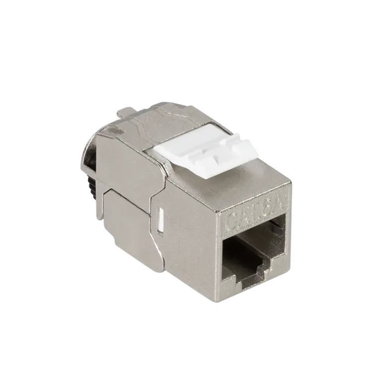 Cat.6A Keystone Buchse STP 22-26 AWG, 24er Pack, kabelbinderfrei