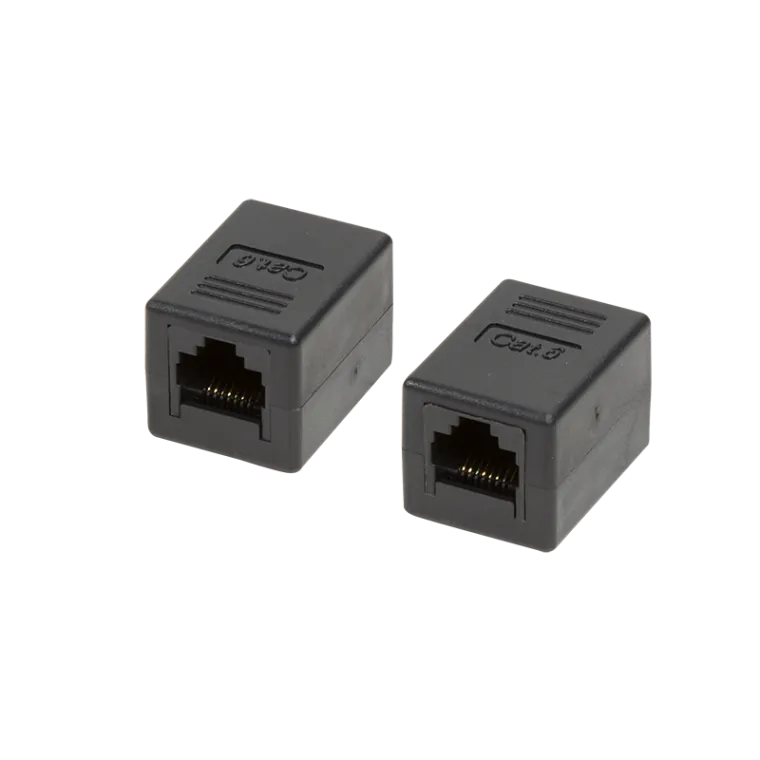 RJ45 Patchkabelverbinder, Cat.6, ungeschirmt, Kunststoffgehäuse