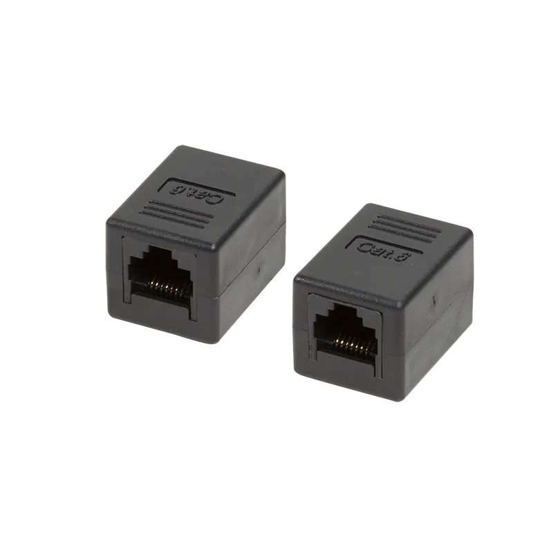 RJ45 Patchkabelverbinder, Cat.6, ungeschirmt, Kunststoffgehäuse