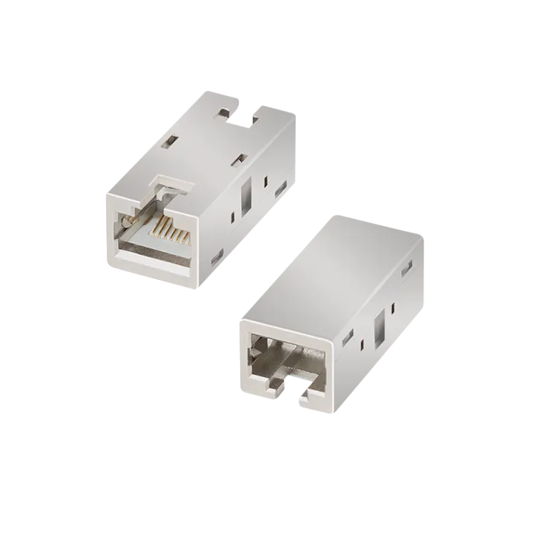 RJ45-Steckverbinder Cat.6A 10G, 360° vollständig geschirmt, Industrie geeignet