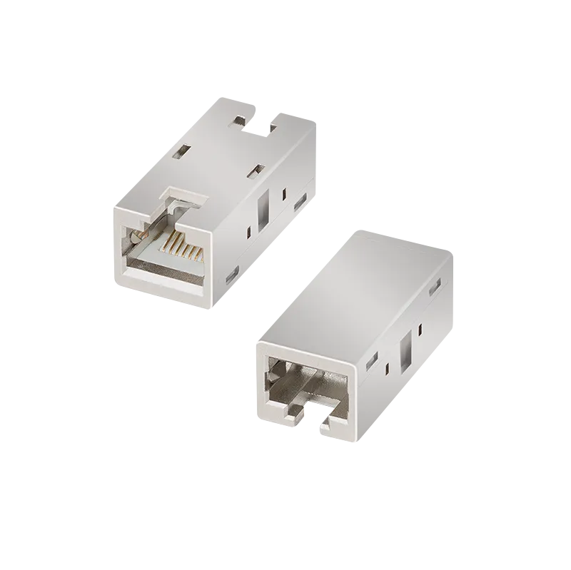 RJ45-Steckverbinder Cat.6A 10G, 360° vollständig geschirmt, Industrie geeignet