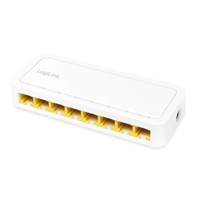 8-Port Gigabit Desktop Netzwerk Switch, Weiß