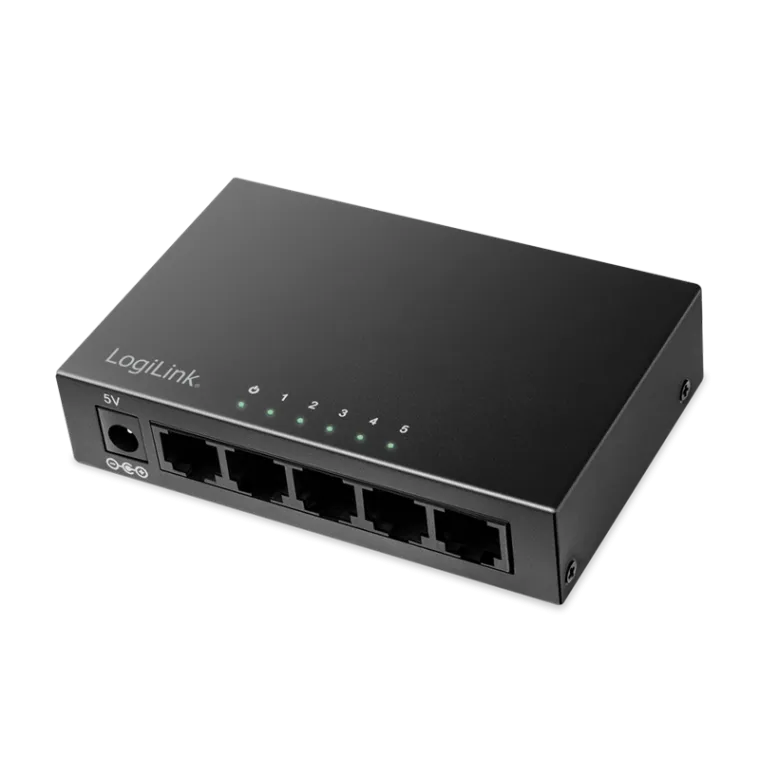 5-Port Gigabit Desktop Netzwerk Switch, Metallgehäuse