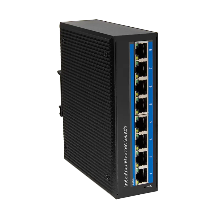Industrial Gigabit Ethernet Switch, 8-Port, 10/100/1000 Mbit/s