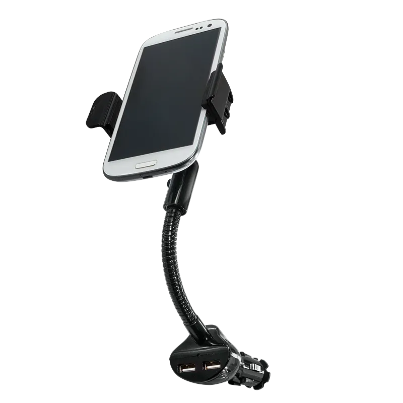 Smartphone Kfz-Halterung, 2x USB-A, 15,5W