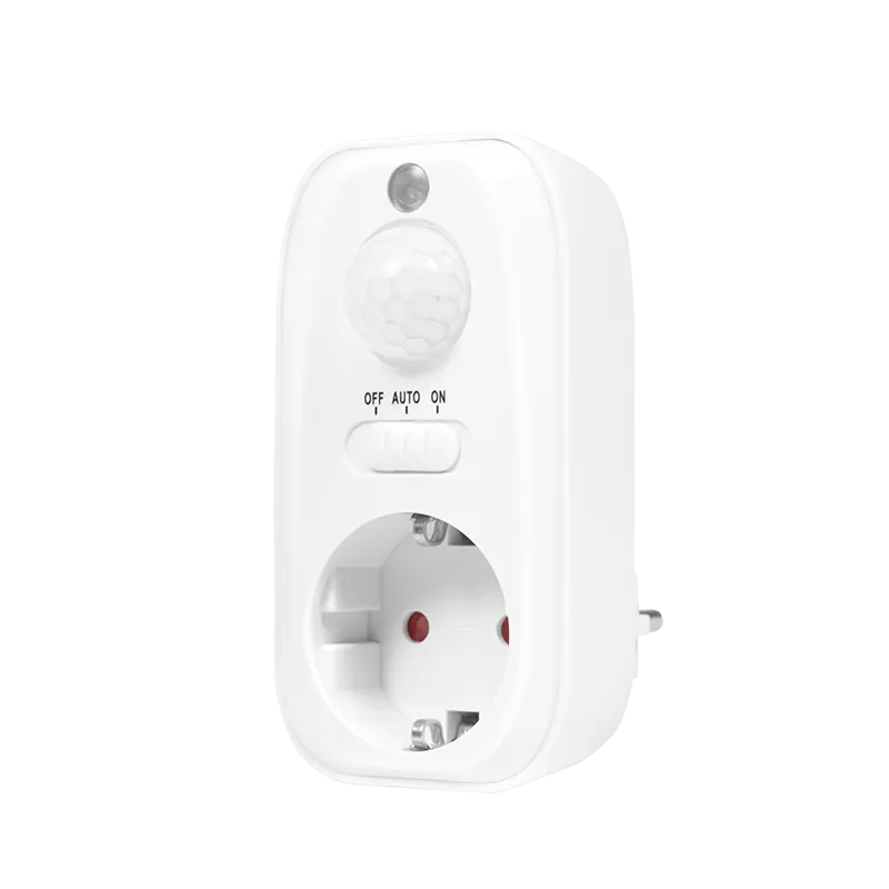 Steckdosenadapter mit Bewegungsmelder, 1x CEE 7/3