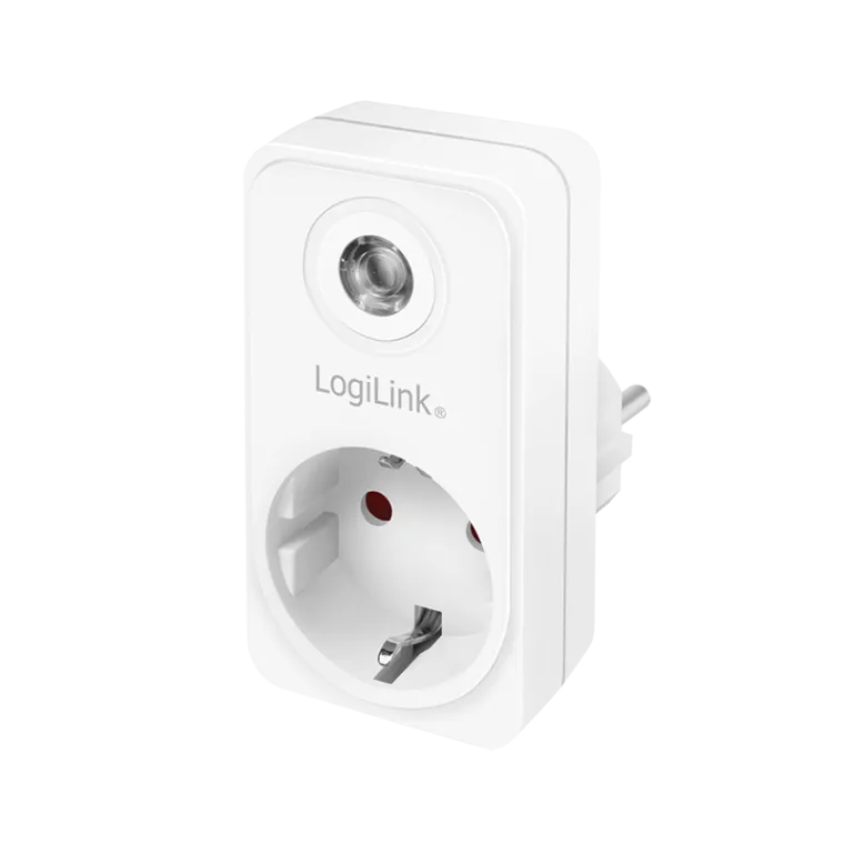 Steckdosenadapter mit Dämmerungssensor, 1x CEE 7/3