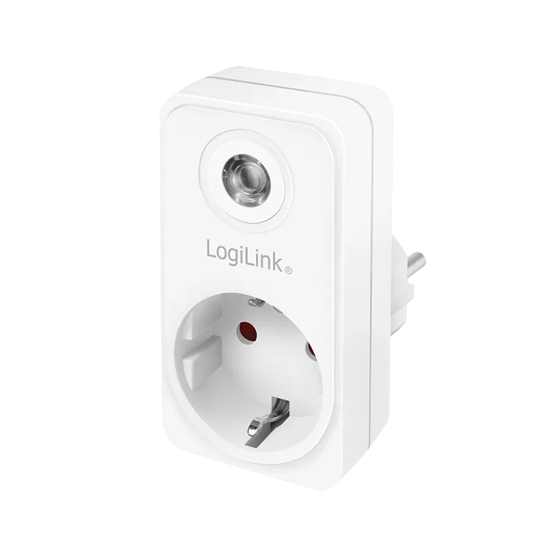 Steckdosenadapter mit Dämmerungssensor, 1x CEE 7/3