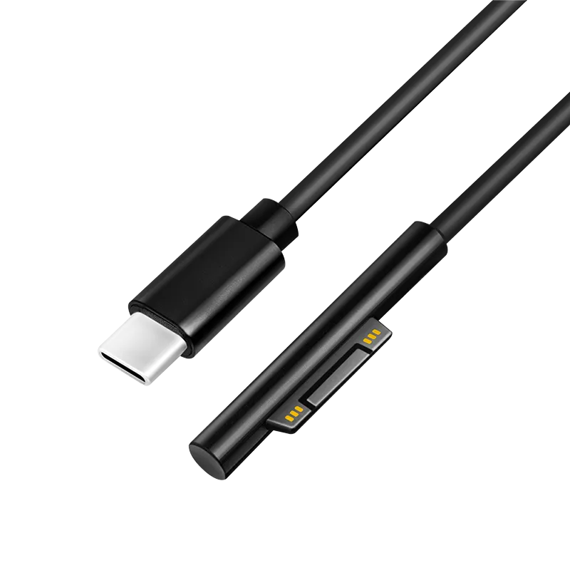 USB-C/M 3.2 zu Surface/M (90°), 1,8 m Kabel, schwarz