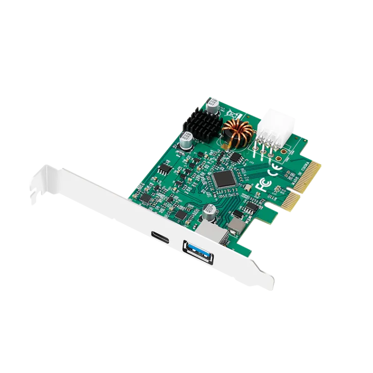 PCI Express Karte, USB 3.2 Gen2x1, 1x USB-C PD 3.0 & 1x USB 3.0