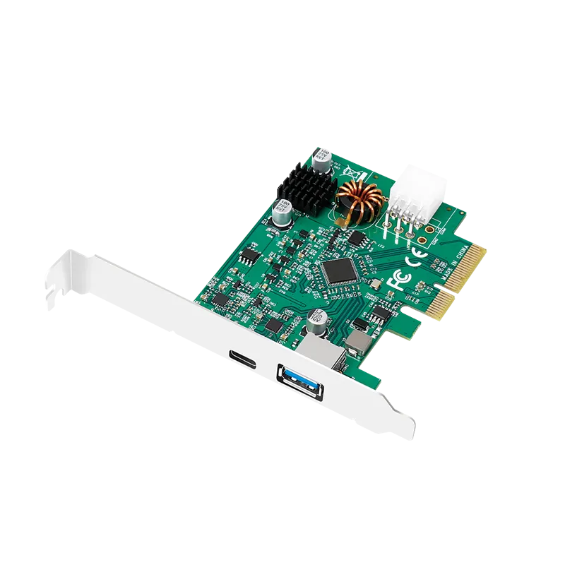 PCI Express Karte, USB 3.2 Gen2x1, 1x USB-C PD 3.0 & 1x USB 3.0
