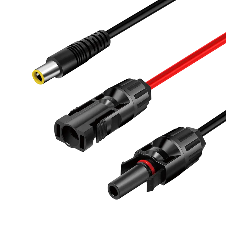 Solar Adapterkabel, DC7909/M zu 2x PVC/MF, CU, schwarz/rot, 1,8 m