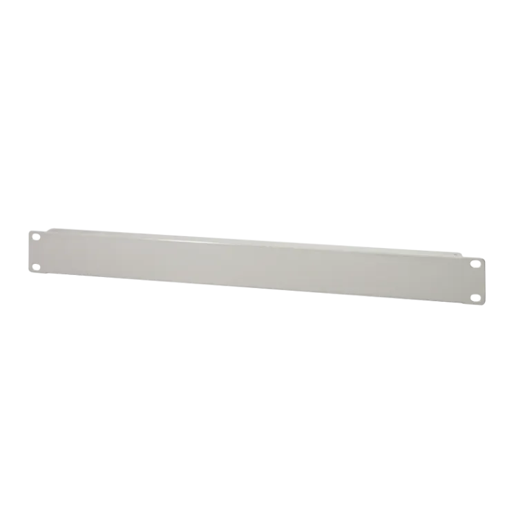 19" Geschlossenes Blindpanel 1HE, Grau RAL 7035