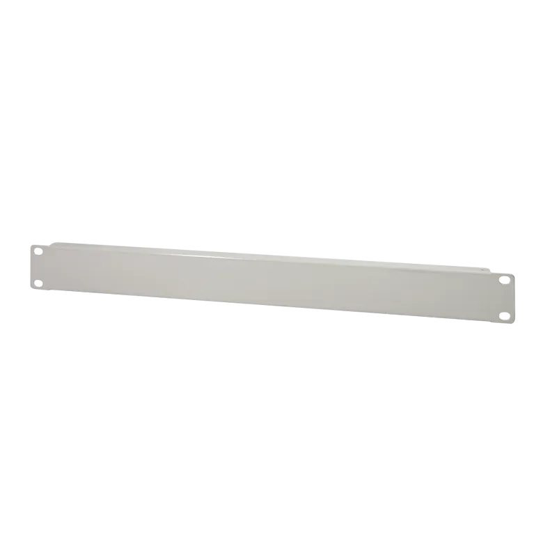 19" Geschlossenes Blindpanel 1HE, Grau RAL 7035